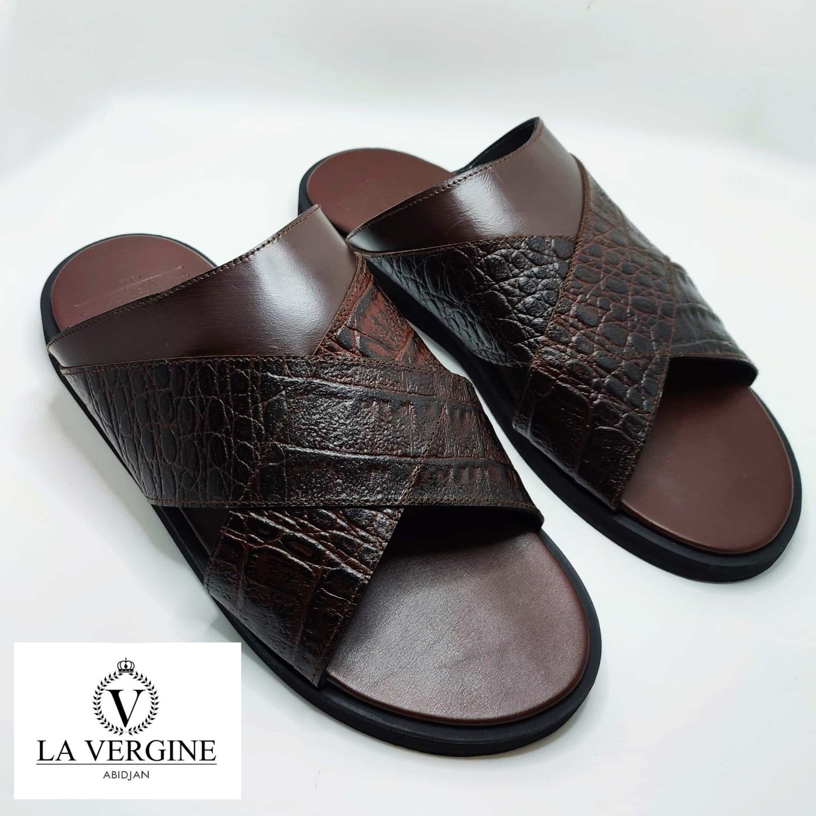 sandale marron crocro